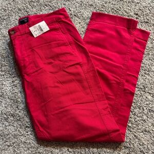 J. Crew Women’s High-Rise Girlfriend Chino Pink Pants